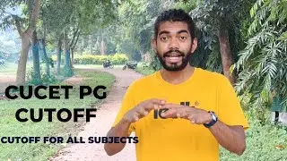 CUCET PG CUTOFF FOR ALL SUBJECTS || CUCET CUTOFF 2022