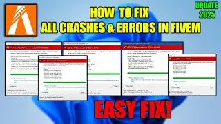 How To Fix All Crashes And Errors on FiveM 2025 | How To Fix GTA5_b2372.exe!sub_1411BE064 Error 2025