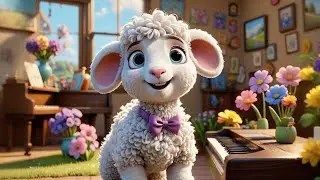 Lulu Lamb Plays Piano | Music Learning Song for Kids | Nursery Rhymes and Preschool Learning