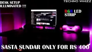 Best Lighting Setup under Rs500 | Desk Lighting Setup (Hindi Video) | Techno Whizz