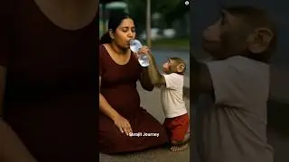 👉 Baby Monkey Helps Pregnant Girl