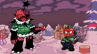 Yulecide remix with Pico - Boyfriend's World FNF mod