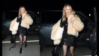 Heather Graham and boyfriend John de Neufville attend Jennifer Klein's holiday party in LA!