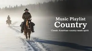 Cold Winter Roads Flow with Soft Country Feelings and Calm Country Music All Night