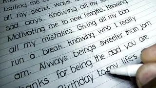 How to Write Neat and Clean Printed Handwriting like Computer Writing