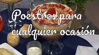 “Postres para cualquier ocasión“