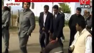 rpn singh  kushinagar house to media