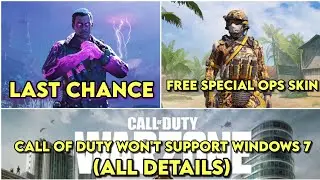 Last Chance to get Tank Dempsey , Free special ops Skin in Call Of Duty Mobile & Warzone Windows 7