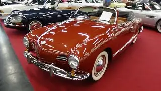 1958 Volkswagen Karmann Ghia Cabrio - Exterior and Interior - Classic Expo Salzburg