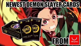 NEWEST DEMON SLAYER CARDS FROM ALIEXPRESS | DEMON SLAYER COLLECTIBLE CARDS