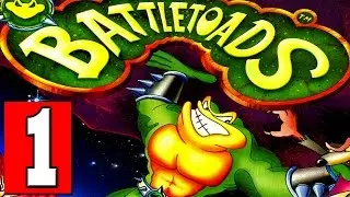 BATTLETOADS: ARCADE Walkthrough Part 1 Gameplay Lets Play Playthrough 1080p 