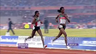 Women's 10000 meter race at the  Commonwealth Games 2010 - Finals