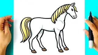 Como DESENHAR um CAVALO - Como DIBUJAR un CABALLO - How to DRAW a HORSE