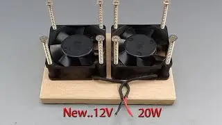 How to make free energy generator with magnet & Computer Fan for experiment new 2020