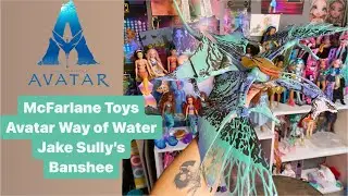 McFarlane Toys Avatar Way of Water Mega Banshee unboxing and review! (Adult collectors)