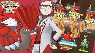 INSANE!!! 6* EX Groudon & Maxie Showcase! The Best Ground Striker || Pok&eacute;mon Masters EX