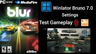 Winlator Bruno 7.0 Gameplay Blur Test Red Magic 6 Pro SD888