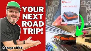 How To Install Rooftop Cargo Carrier On Any Car - No Rails Or Crossbars! (Unboxing, Install, Review)