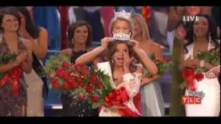 Miss America 2009 | Katie Stam (Miss Indiana) crowning moment & questions/answers for the top-7