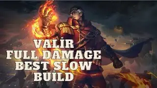 VALİR FULL DAMAGE BEST SLOW BUİLD SUPPORT MOBİLE LEGENDS VALİR