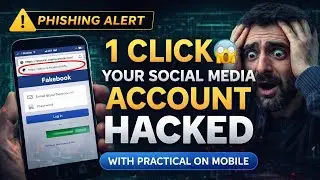 HOW TO HACK ANY ACCOUNT? | Hackers Use This 1 Click Trick ⚠️