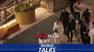 Andrew vs Chase Tate's Press Conference Entrance