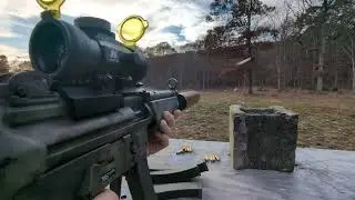 MP5 .22LR 3D Printed Magazine Test with Supressor