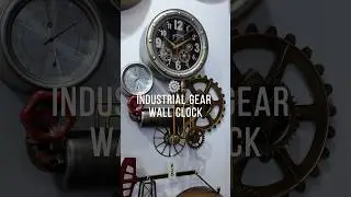 🏭 Industrial Gear Wall Clock for $21?