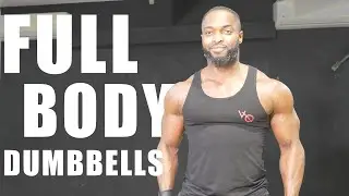 This 15-Minute Dumbbell Cardio Workout Trains Your Whole Body
