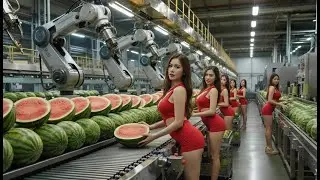 How to Make: From Fresh Ripe Watermelons to Irresistible Juice (Full Process)