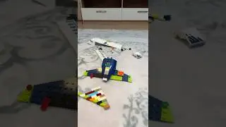 The plane crashed. Boeing accident. #smartphone #airplane #рек #lego #crashplane #crash #boing