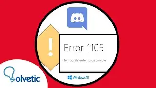 ⚠️ DISCORD ERROR 1105 Windows 10 | ✔️ SOLUCION