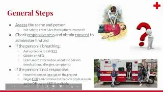 Westview Red Cross 2020: Basic First Aid by Vice-President Srinidhi Gubba