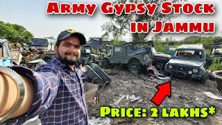 Huge Army Gypsy Stock at Ramesh Godam Jammu 🔥 Army Auction Gypsy Sale💥💥