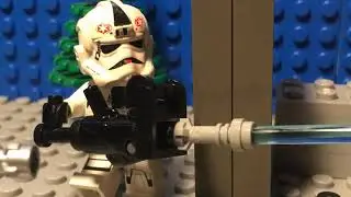 (Lego stop motion) Star Wars mini battle