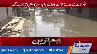 Worse sewerage system on Begum kot