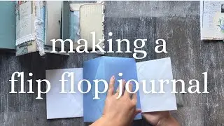How to make a flip flop journal with full envelopes