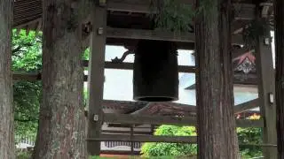 中尊寺の鐘の音「世界遺産登録決定」