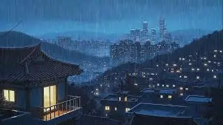 Rain Sounds & Lofi for Work in a Soft Korean Mood to Stay Focused 😌