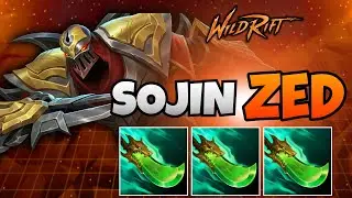 Wild Rift: SPEAR OF SOJIN ZED MID LANE (GOD TIER)