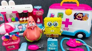 72 Minutes Ultimate SpongeBob & Patrick Star Ice Cream Minishop, Ambulance Doctor Toys Review ASMR