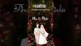 Muslim Engagement Invitation || Whatsapp 7649011996 #engagement #muslimwedding #wedding