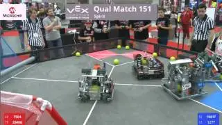 VEX Worlds 2016 - VRC Middle School - Spirit - Qual 151 (7504 2049G) 238 vs 172 (1981F 1277)