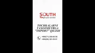 Bugungi postimizda Elektron Taxeometr SOUTH N3da ma'lumotlarni 