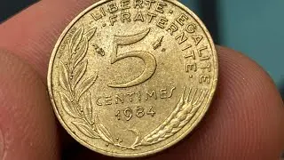 1984 France 5 Centimes Coin • Values, Information, Mintage, History, and More