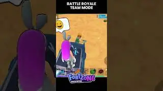 Team Mode is difficult 🥲  #fortzone #battleroyalegame