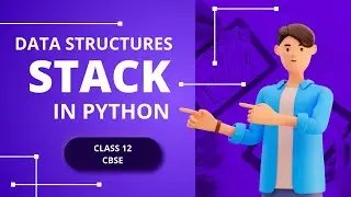CBSE CLASS 12 Computer Science | Data Structures Stack Implementation in Python | Tamil