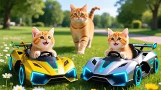Mama Cat Trims Fur on the Farm and Makes Tiger Hat For Kittens At Home🐾🎩🐯 #contenthunt
