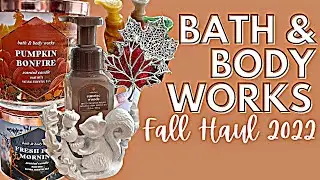🍁 Bath and Body Works Fall 2022 | 🍎 Fall Candles Hand Soaps and Wallflowers | 🎃 Pumpkin Bonfire