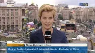 Ukraine-Wahl - Nicole Diekmann zum Ergebnis am 25.05.2014